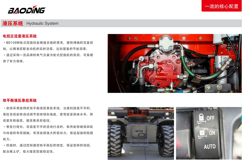 寶鼎15噸輪式挖掘機(jī)