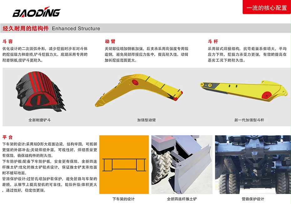 寶鼎150W輪式挖掘機(jī)
