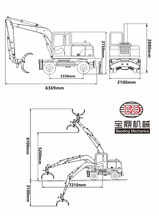 寶鼎BD95W-9A工作參數圖