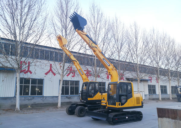 寶鼎輪胎式挖掘機開啟了輪式挖掘機多元化新篇章