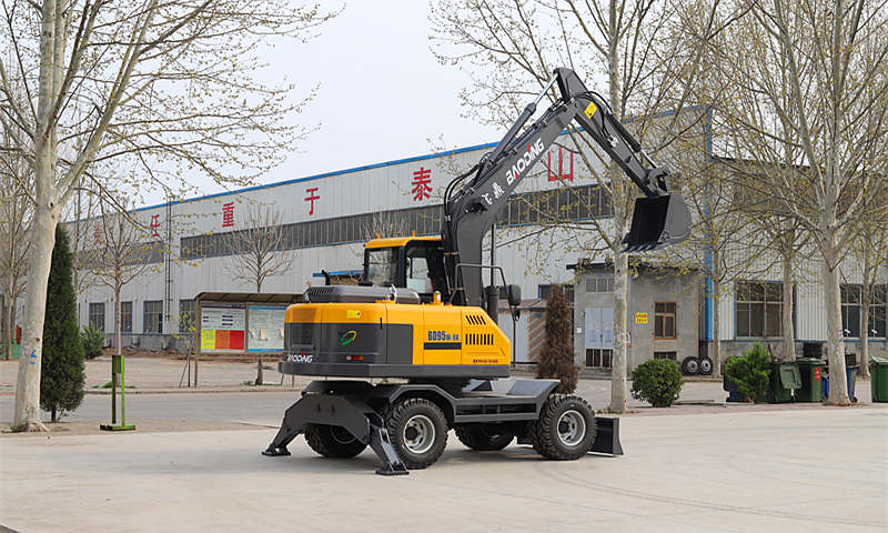城建利器寶鼎輪式挖掘機95型號