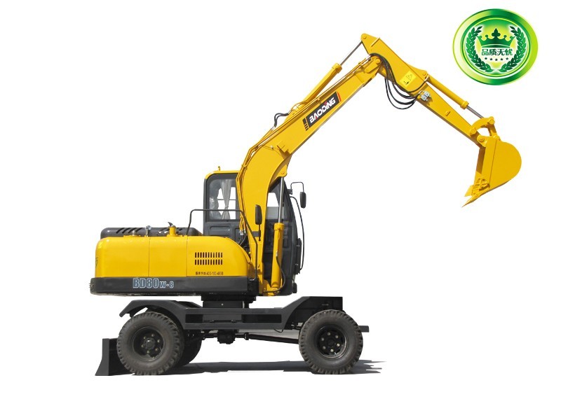 寶鼎BD80W-8B型號(hào)輪式挖掘機(jī)