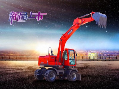 中型輪式挖掘機-寶鼎150輪式挖掘機產(chǎn)品介紹-150輪挖圖片