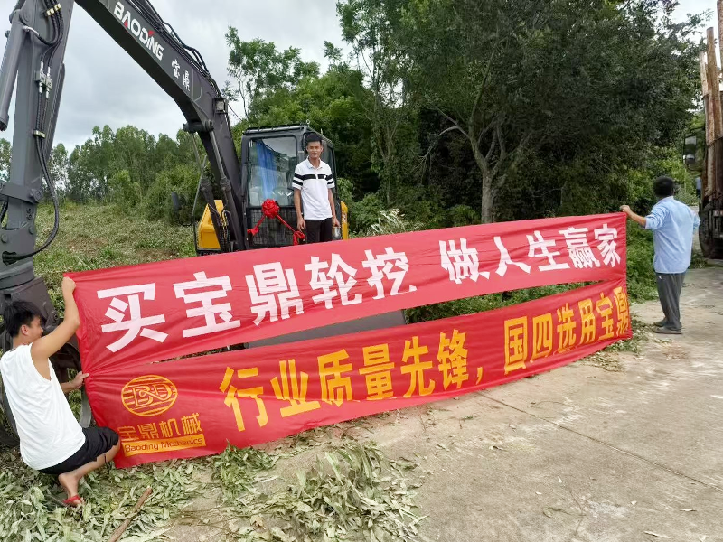 寶鼎BD120WE輪式抓木機(jī)